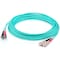Add-On This Is A 2M Sc (Male) To St (Male) Aqua Duplex Riser-Rated Fiber ADD-ST-SC-2M5OM4 - alternate 1